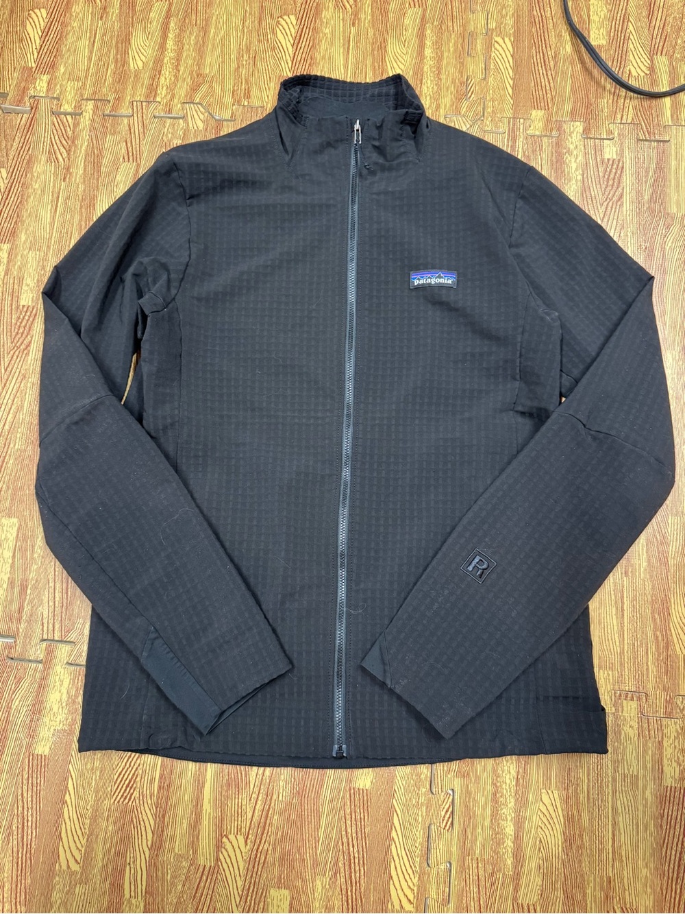 Patagonia Men's R1 TechFace Jacket Full Zip Black Size Small Outdoors Hiking